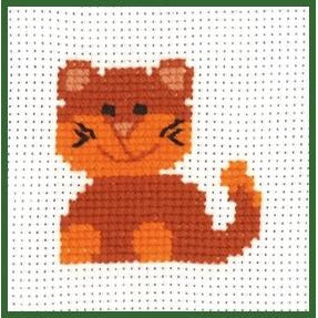 Orange Cat Cross Stitch Pattern, The Cross Stitch Studio