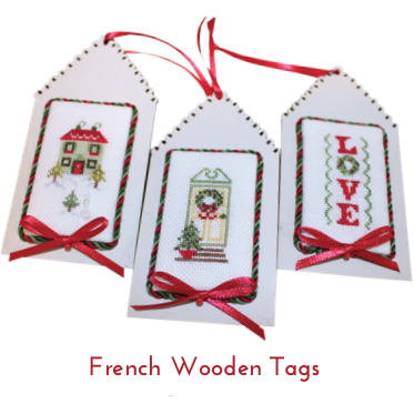French Christmas Tags Pattern