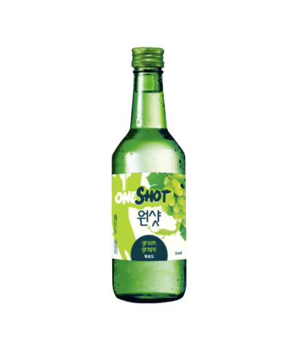 oneshot soju 360ml grape