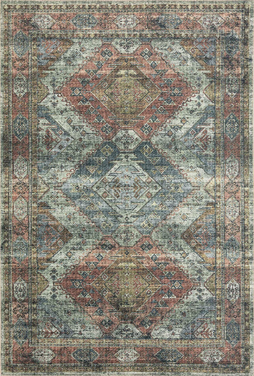 Loloi II Adrian ADR-04 Denim Multi Rug - 2 ft x 5 ft