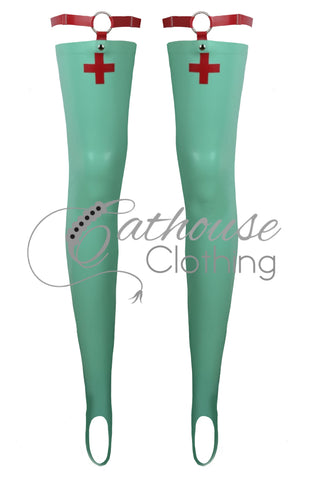 Nun stirrup stockings – Cathouse Clothing