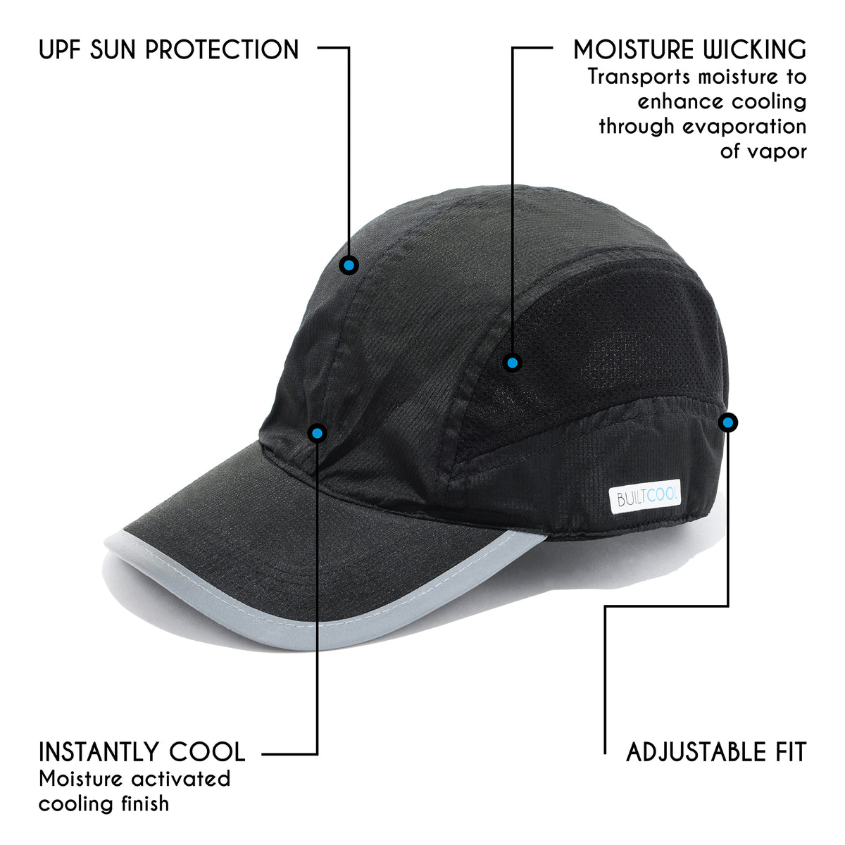 BuiltCool Adult Baseball Hat – Men & Women Ball Cap, One Size – Igloos ...