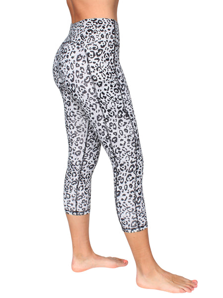 Awaken leopard 7/8 pocket tights - grey – Blockout Clothing