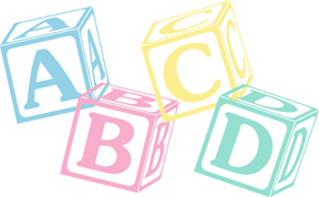 PAINTLESS design - Baby Blocks ABC's! Full Alphabet