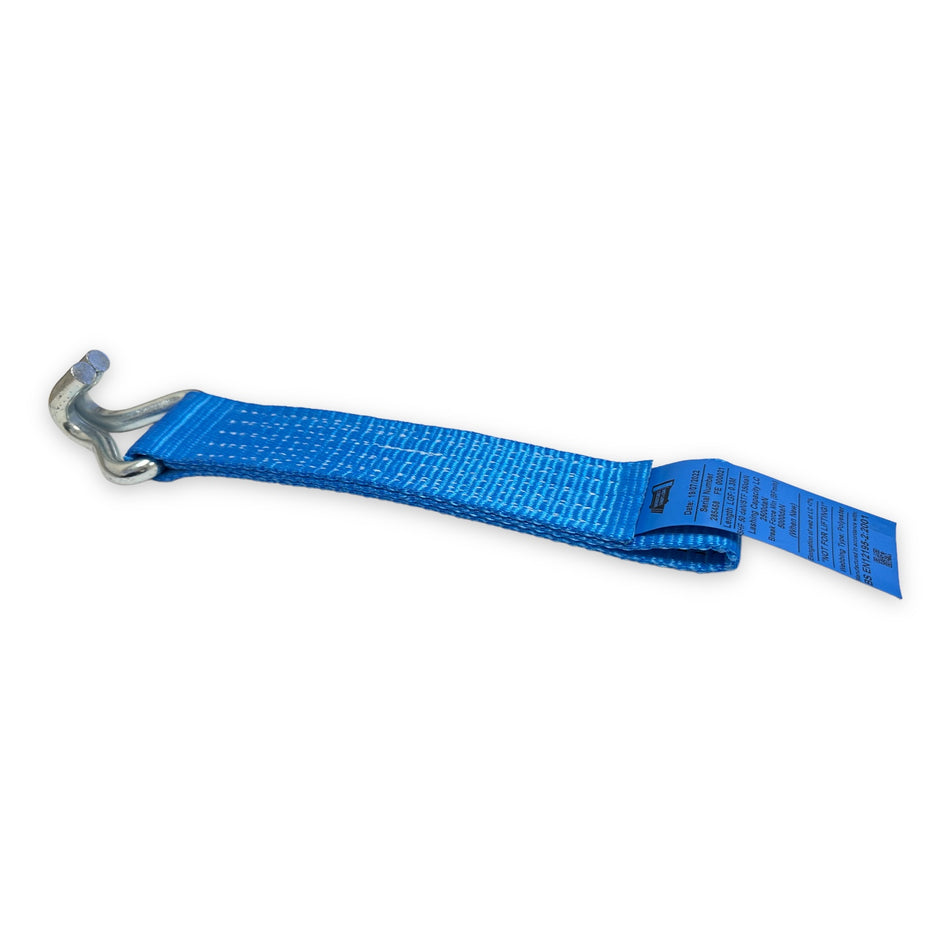Lashing strap two-pieces with ERGO-ratchet VZR2E, 2500/5000 daN, 50 mm, 9 m