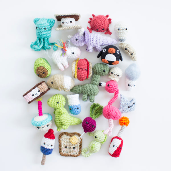 Crochet eBook: 100 Days of Mini Amigurumi VOL 1, PDF Amigurumi Pattern ...