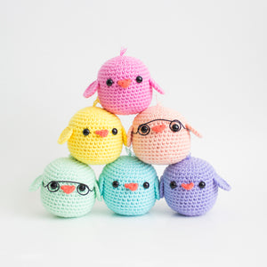 Crochet Pattern: Spring Chicks, PDF Amigurumi Pattern – A Menagerie of ...