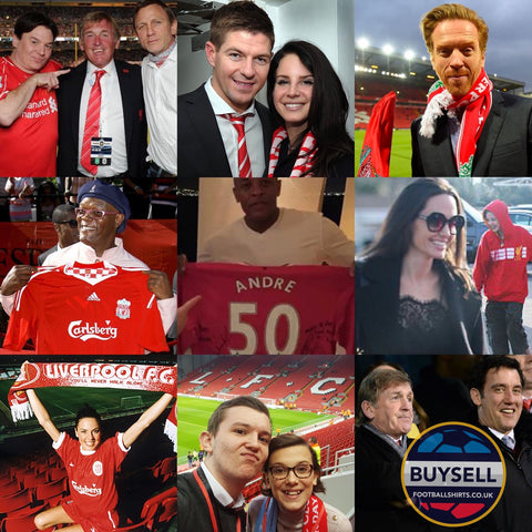 Which Famous Celebrities Liverpool FC? buysellfootballshirts.co.uk