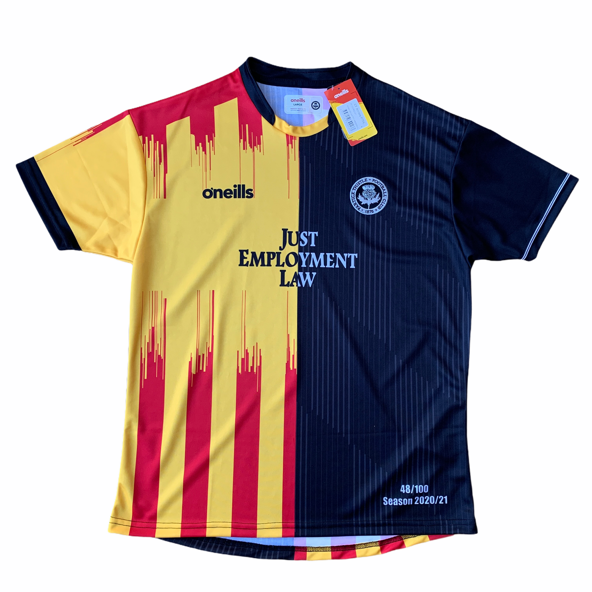 21 Partick Thistle Limited Edition Half Half Football Shirt 48 Buysellfootballshirts Co Uk