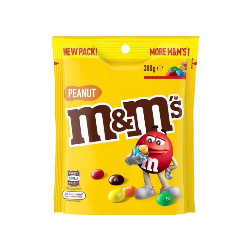 M&M's Milk Chocolate Party Share Bag 12 piece 162g