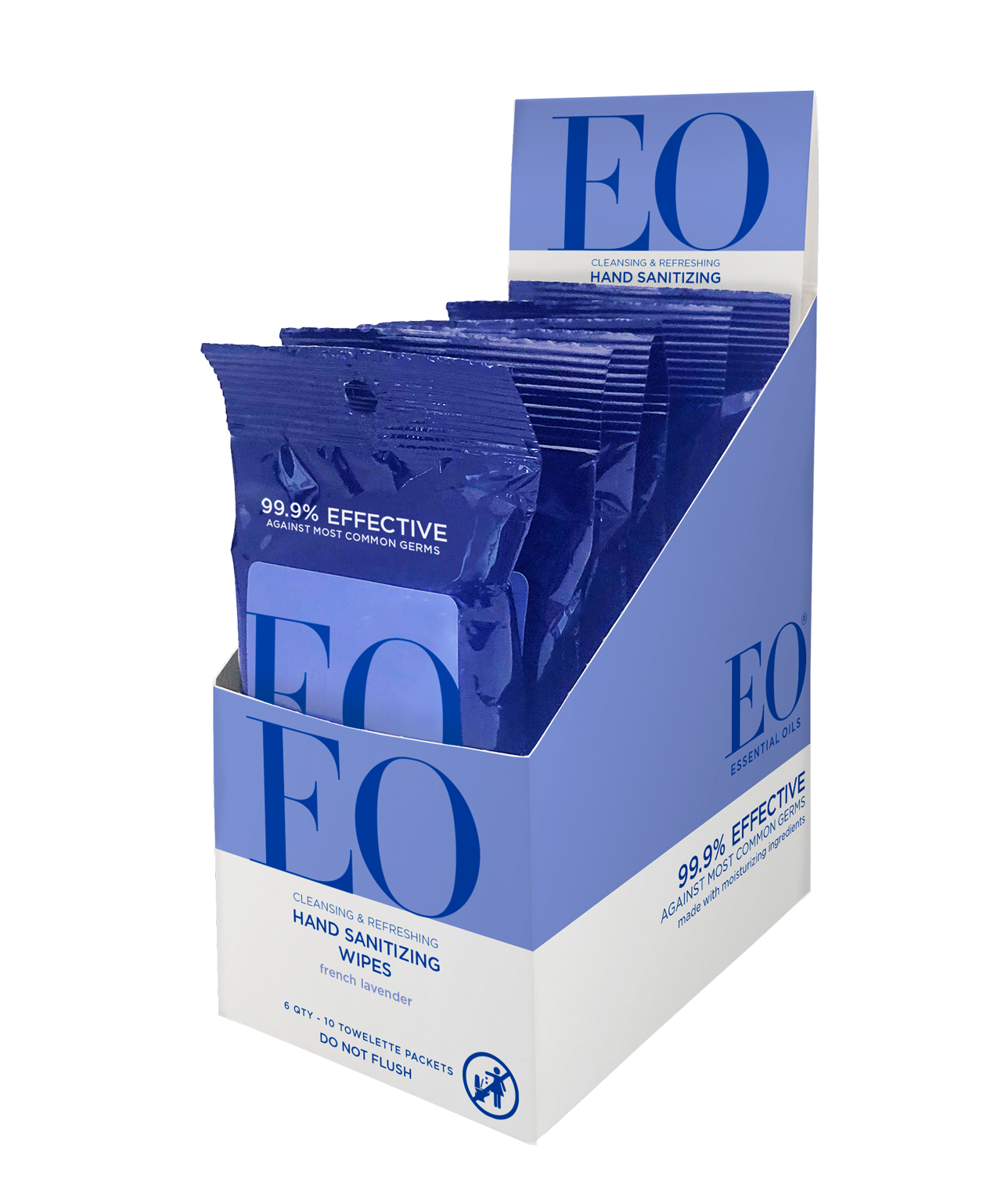 Hand Sanitizer Wipes & Individually Wrapped Packets - EO Products