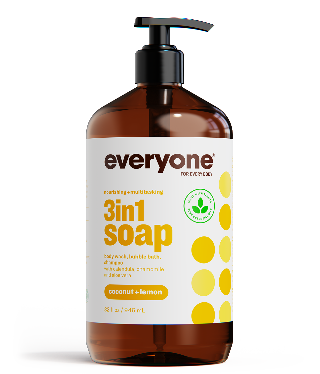3in1 Soap: Body Wash, Shampoo & Bubble Bath - Everyone