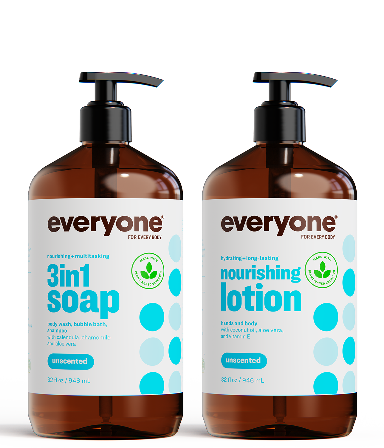Unscented Multipurpose & Lotion Set - Everyone