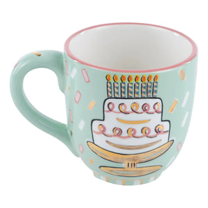 GLORY HAUS Cake and Candles Mug - Raspberry Row