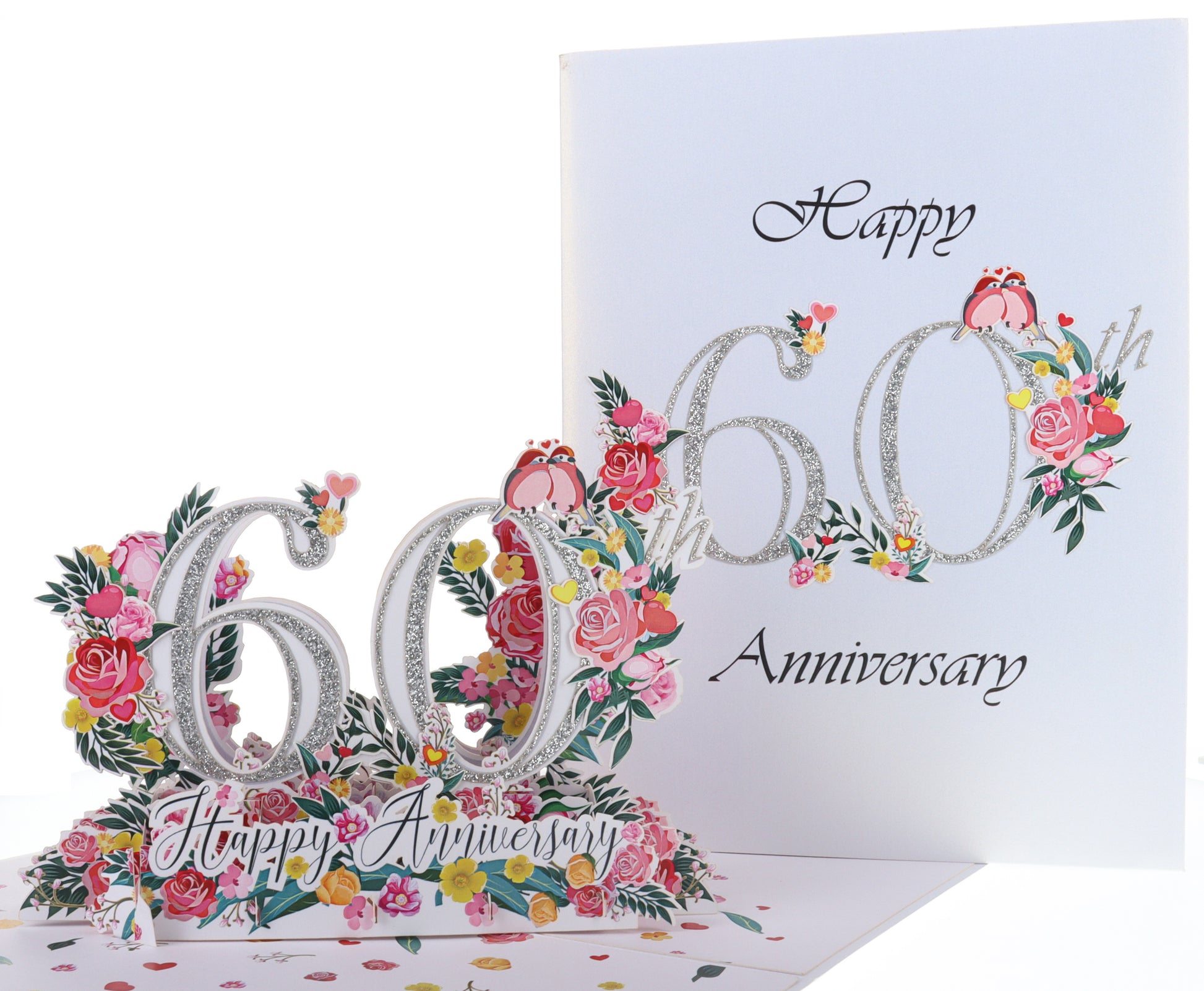 60th Anniversary Gifts, Diamond 60th Wedding Anniversary Grandparents  Gifts, Anniversary Gifts for Grandparents, 60th Anniversary Card for  Parents, Picture Frame for Couples, 6310 