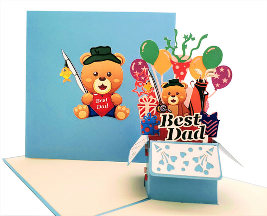  Yaaaaasss! Fishing Pop Up Card Father's Day Gone Fishing 3D Greeting  Card with Note Card and Envelope Gift for Dad Grandpa Birthday Fisherman  Retirement Supplies : Office Products