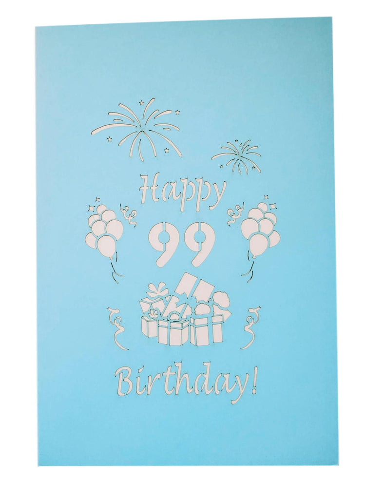 Happy 99th Birthday With Lots of Presents | iGifts And Cards