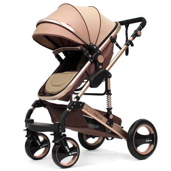 belecoo stroller rose gold