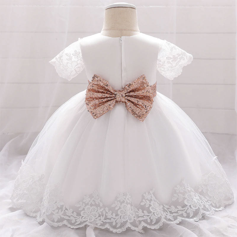 Robe De Mariee Blanche Bebe Fille L Univers De La Licorne