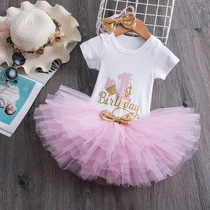 Robe Anniversaire Bebe Fille L Univers De La Licorne