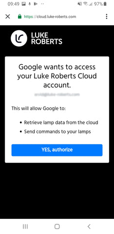 Luke Roberts Google Home Integration - Schritt 7