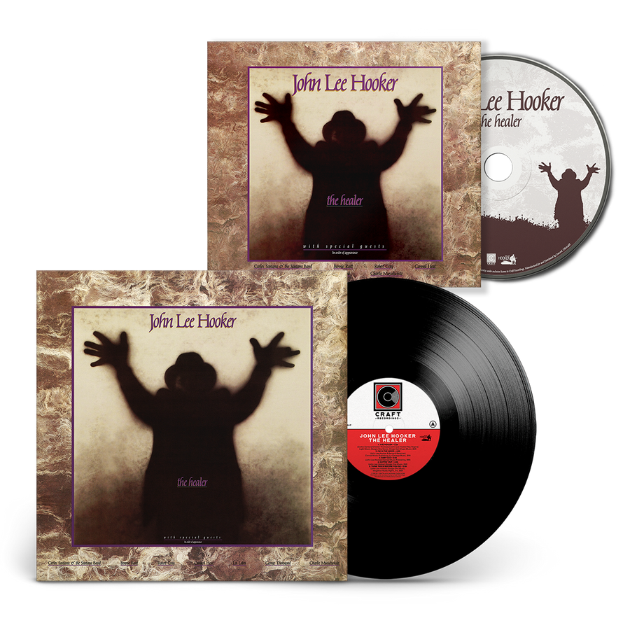 John Lee Hooker - The Healer Bundle (180g LP + CD) – Craft Recordings