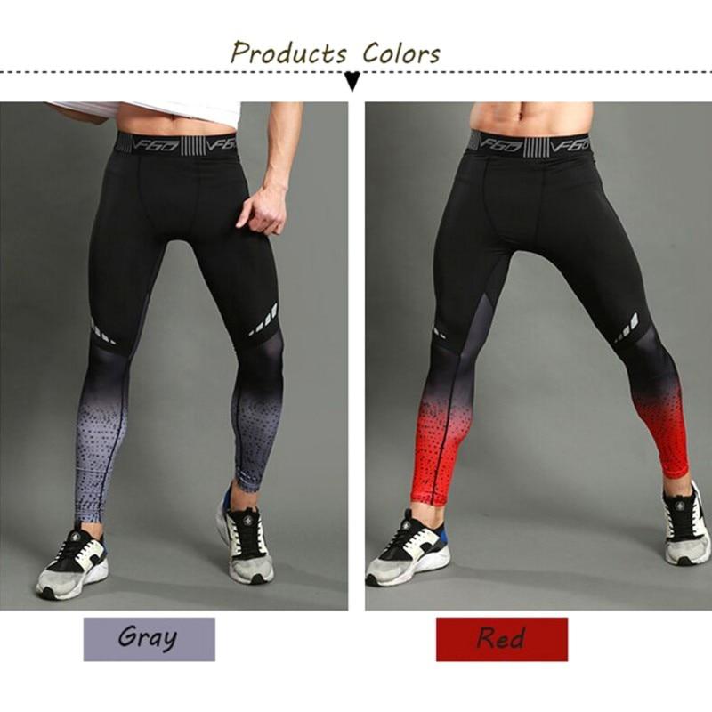 red mens compression pants