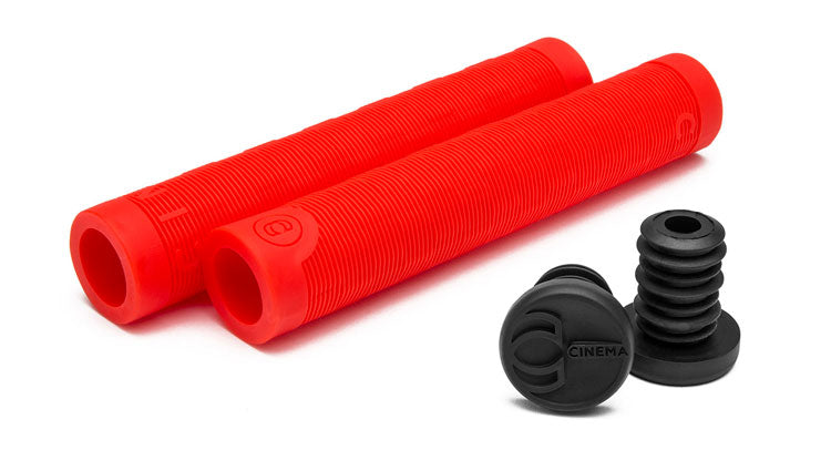 red bmx grips