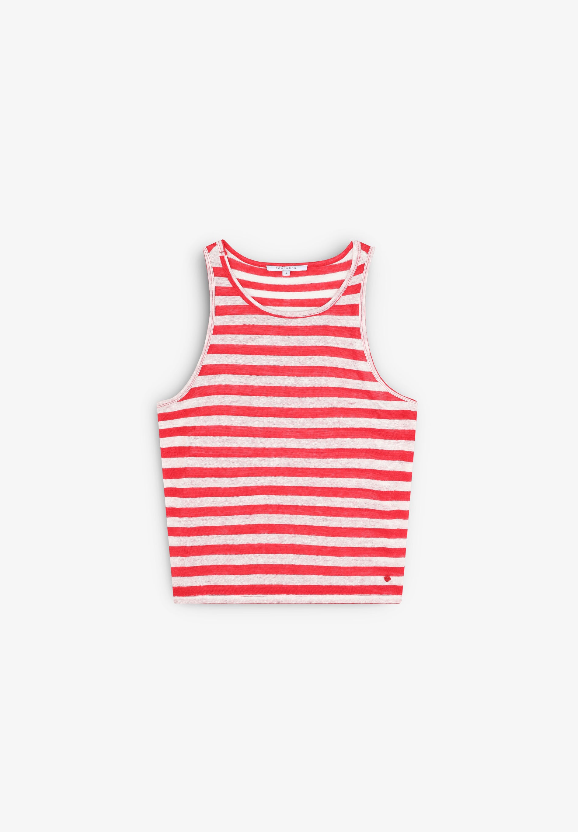 CAMISETA TANK LINO RAYAS