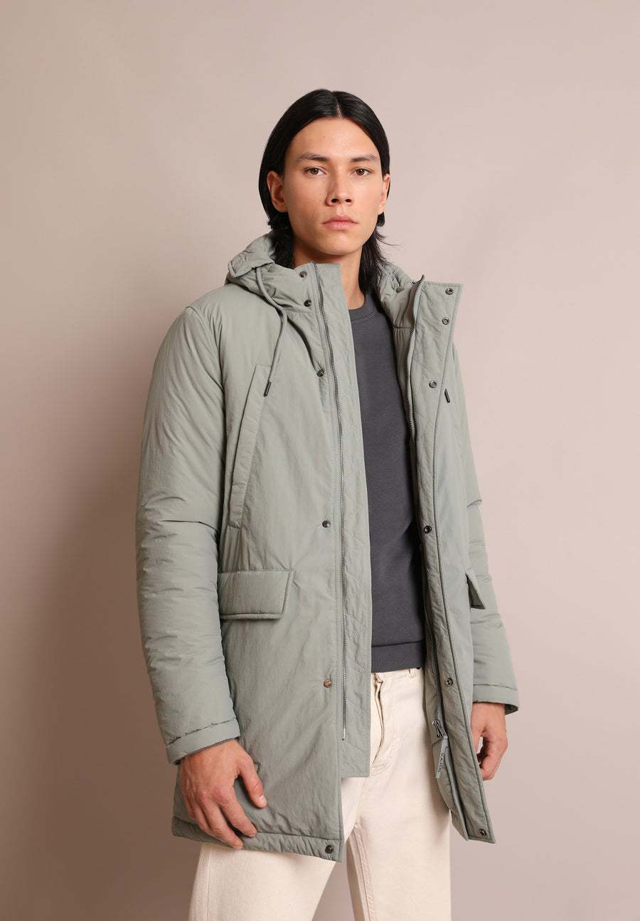 Chaqueta acolchada de invierno parka para hombre gris Bolf 7330 GRIS