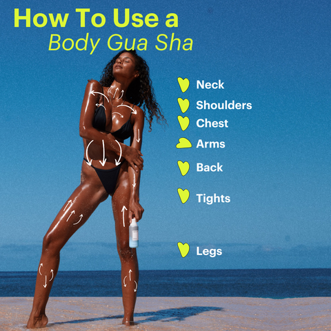 How to use body gua sha in your body to eliminate cellulite