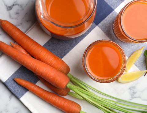 Beta-carotene is a type of substance called a carotenoid. Carrots and carrot juice