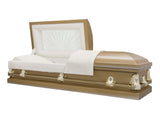 Titan Orion Series Steel Casket in Gold $999