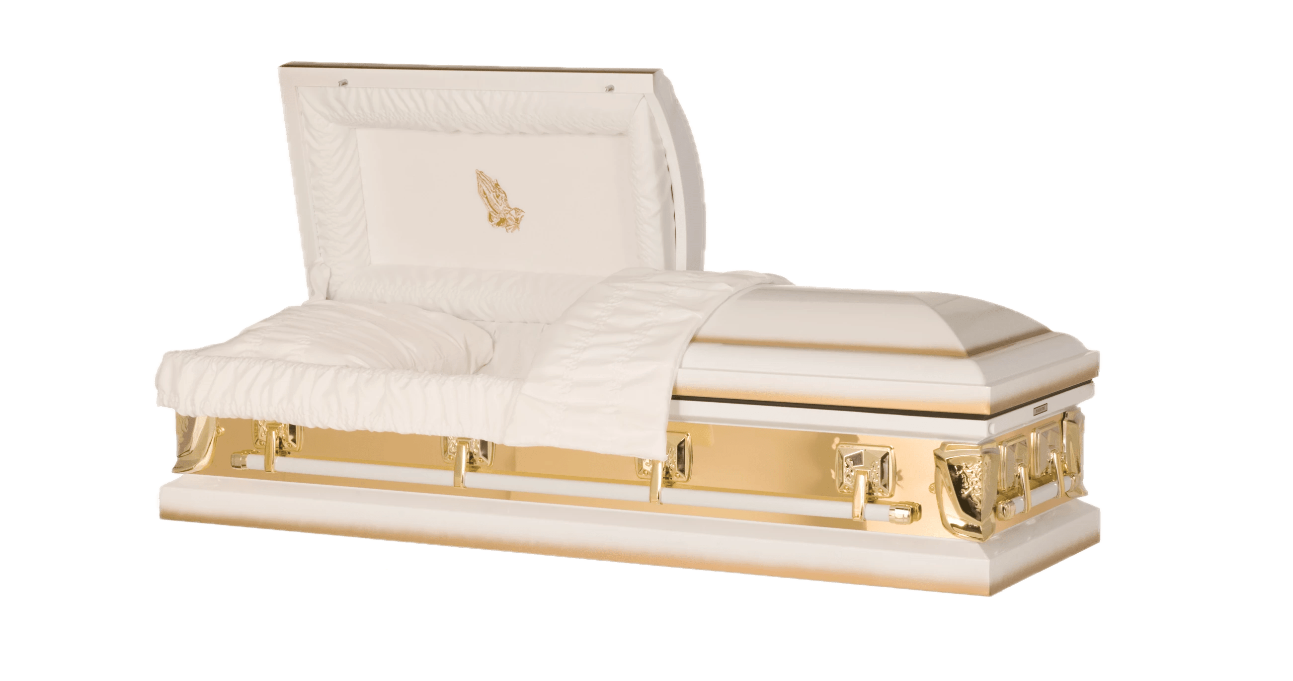 Grace | White Steel Religious Casket