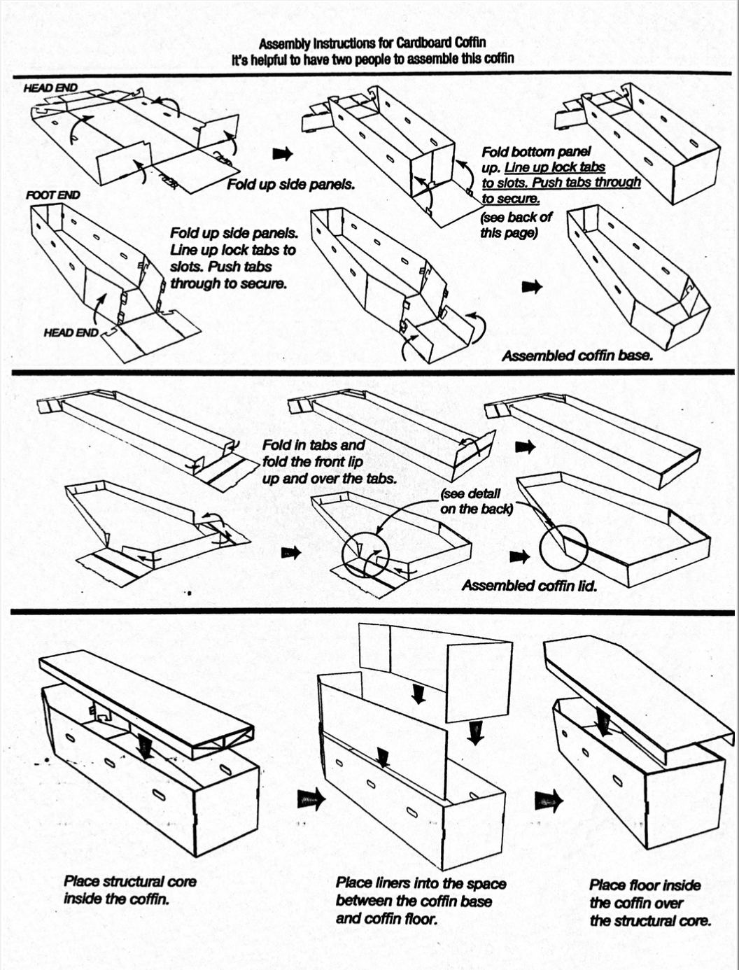 cardboard coffin company