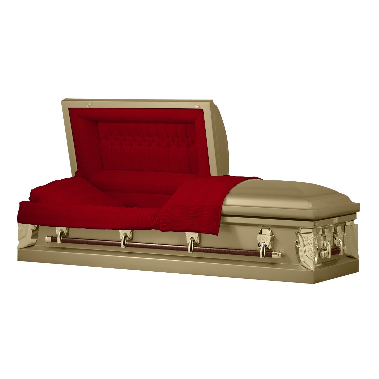 Gold Funeral Coffins Caskets Black And Gold Casket Titan Casket