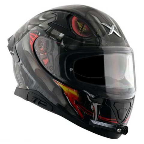 Helmet Chin Mount for AXOR Apex for GoPro, Insta360, DJI Osmo