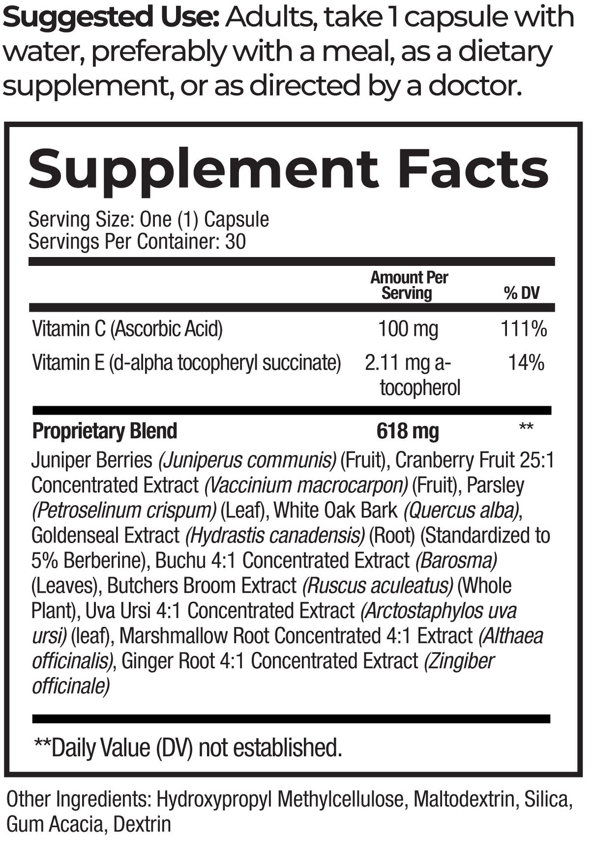 UBS ingredients