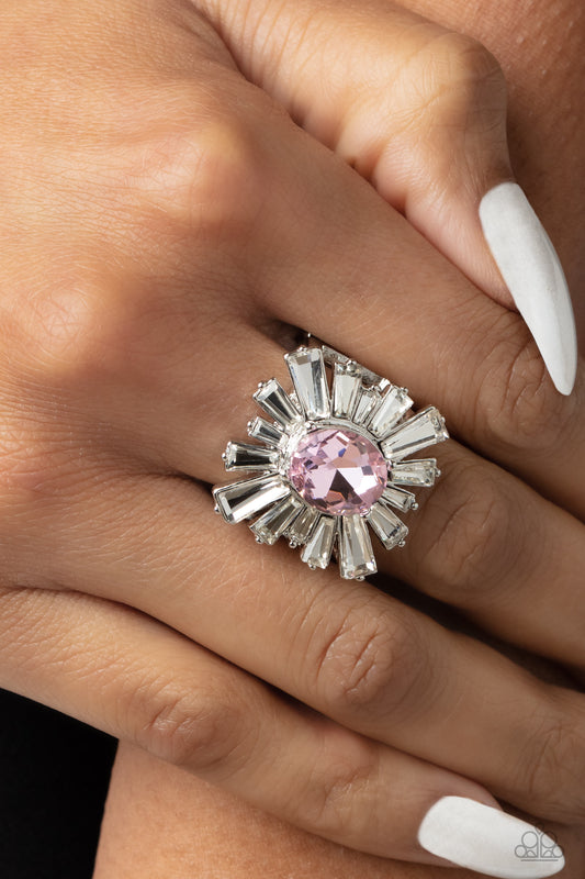 Paparazzi Accessories - Perfectly Park Avenue - Pink Rings