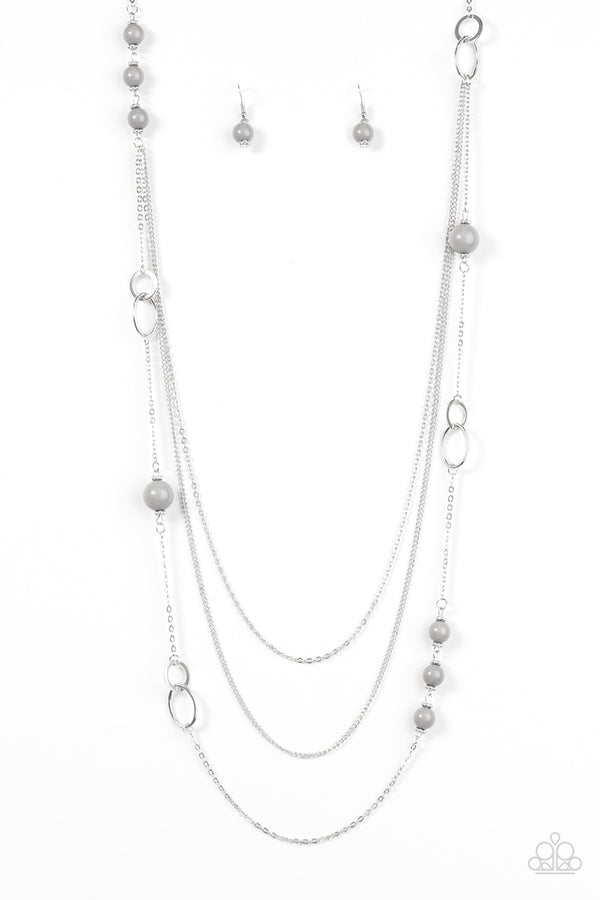 Absolutely It! - Silver - Paparazzi necklace – JewelryBlingThing