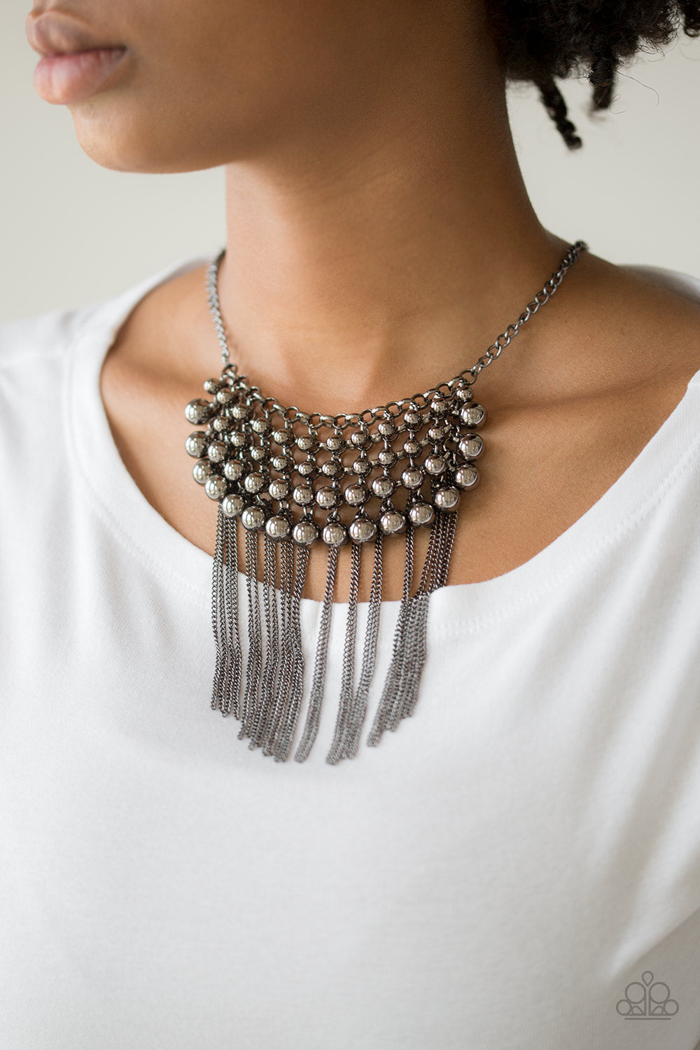 DIVA-de and Rule - black - Paparazzi necklace –