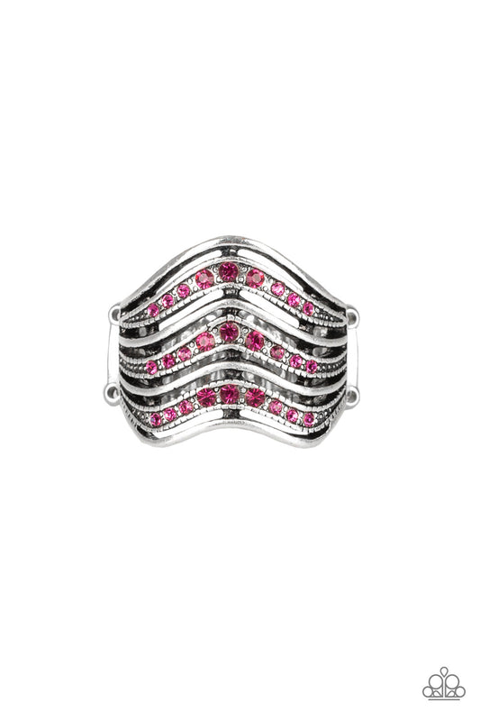 Paparazzi Accessories The Royale Treatment - Pink Rings