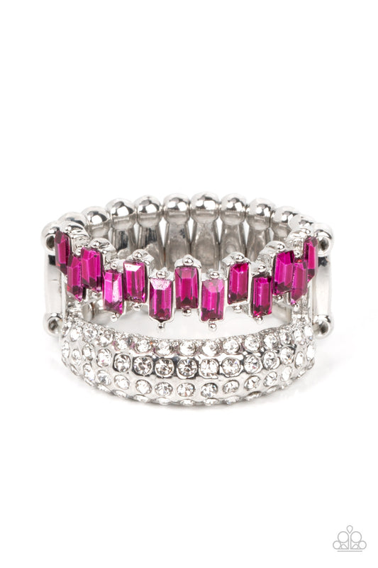 Paparazzi Get The Point - Pink Ring | Glamarous Titi Jewels