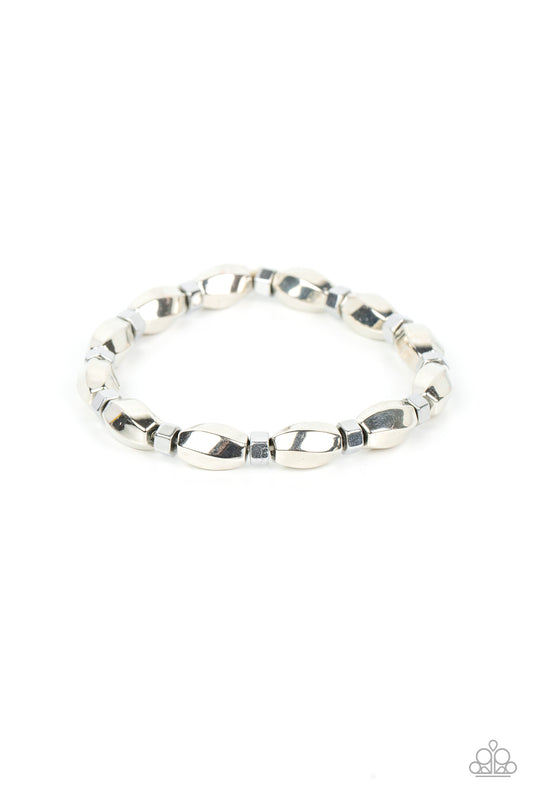 Paparazzi Camelot Couture Silver FASHION FIX Bracelet