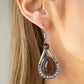 Pro Glow-brown-Paparazzi earrings
