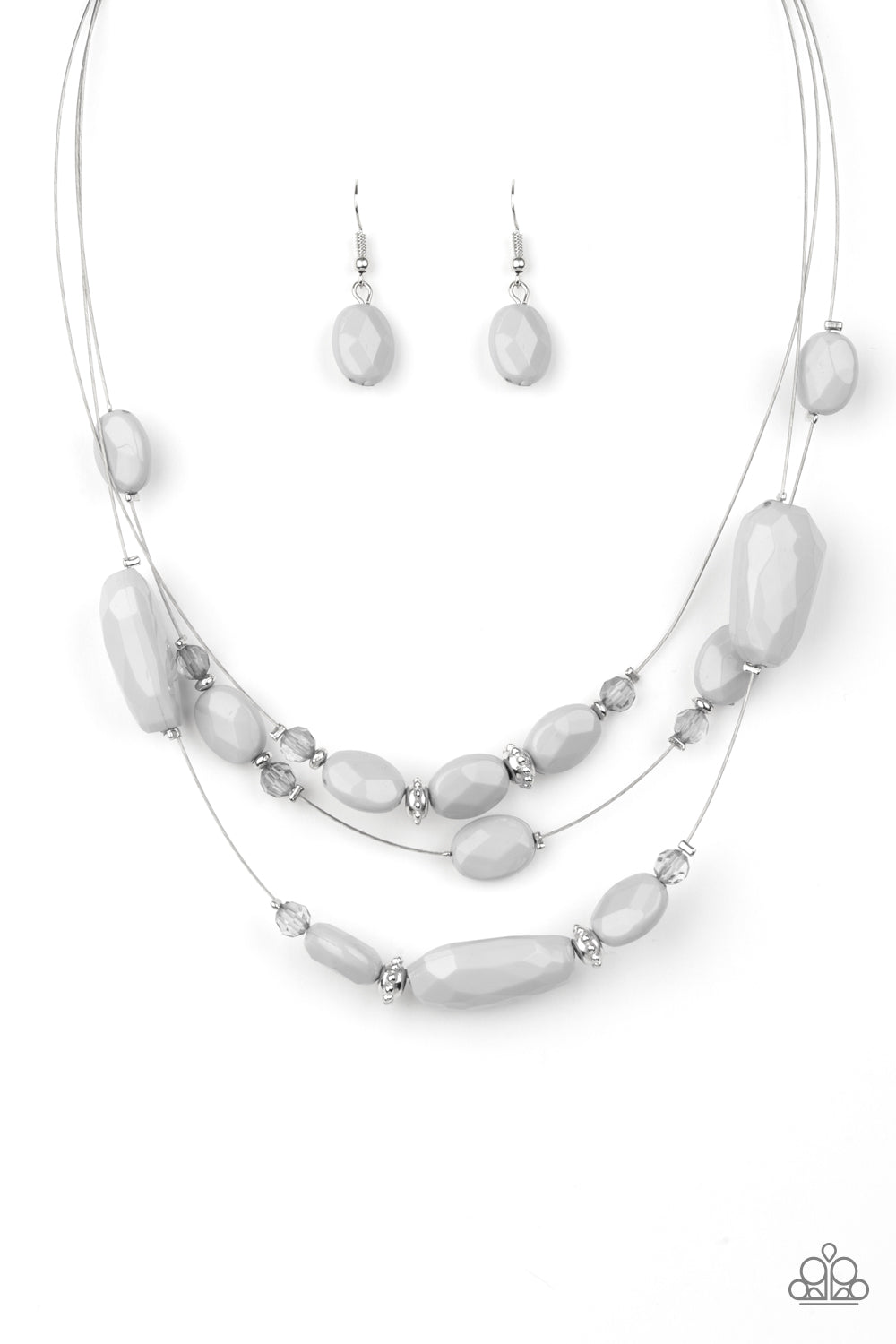 radiant reflections multi necklace paparazzi