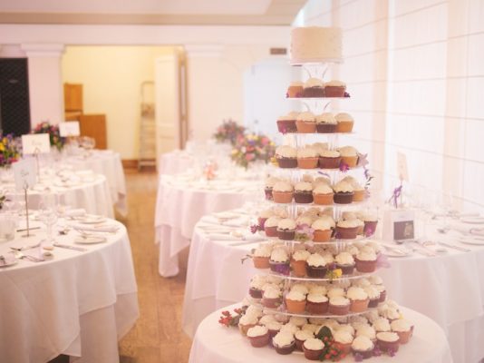 White Wedding Cupcake stand
