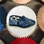 Tom's shoe cupcake