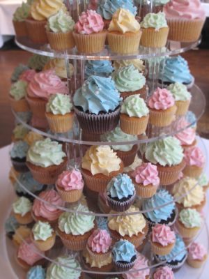 Pastel Wedding Cupcakes