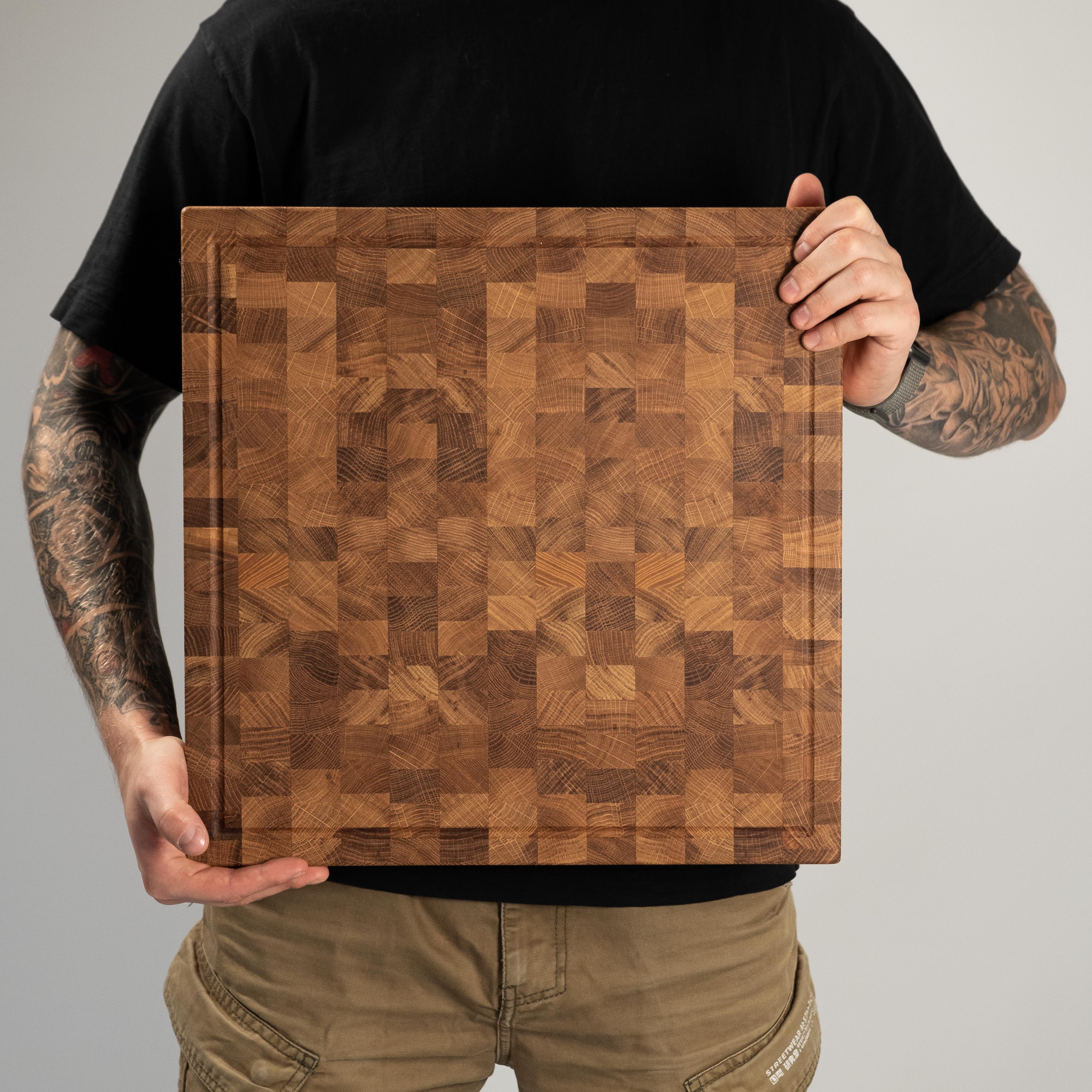 Wood Cutting Board, Household Kitchen Square Chopping Board For